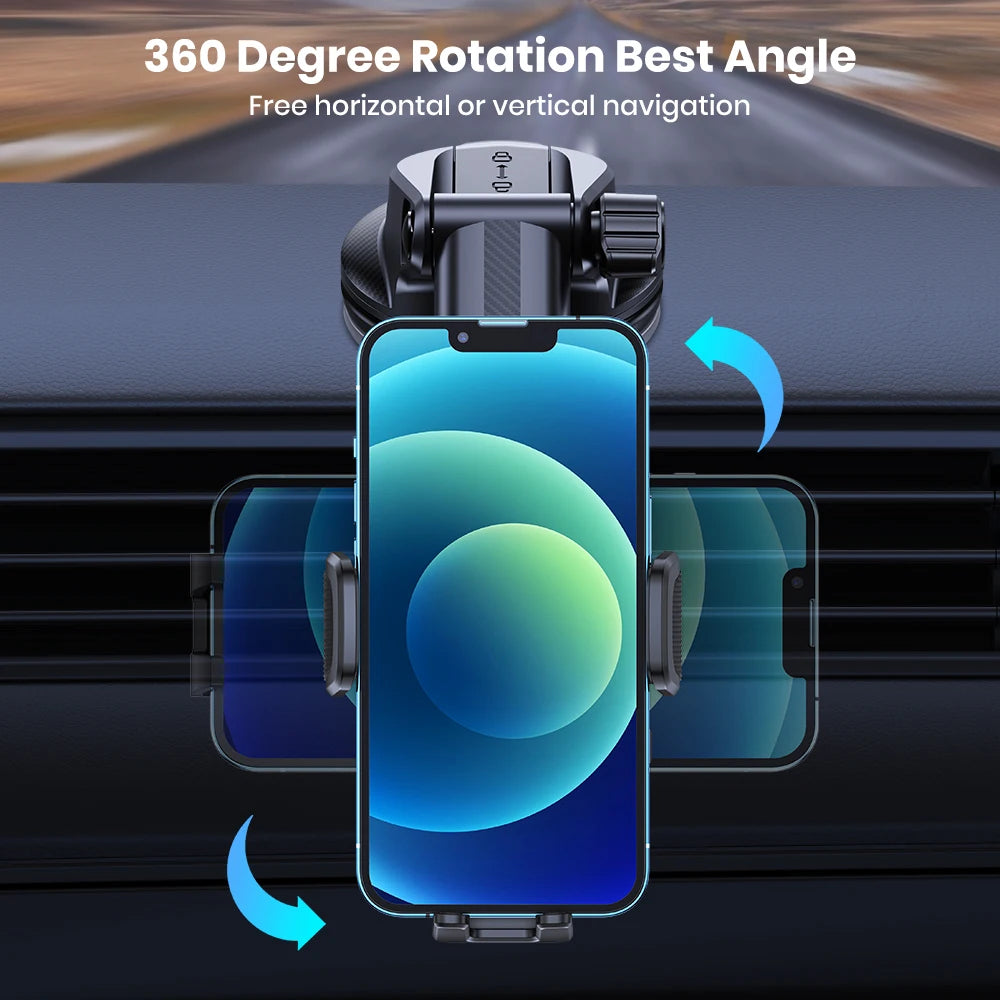Universal Car Phone Mount for Dashboard and Windshield