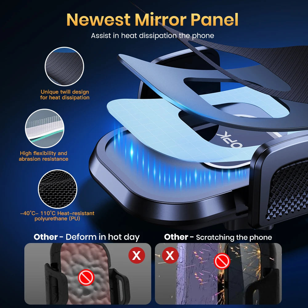 Universal Car Phone Mount for Dashboard and Windshield