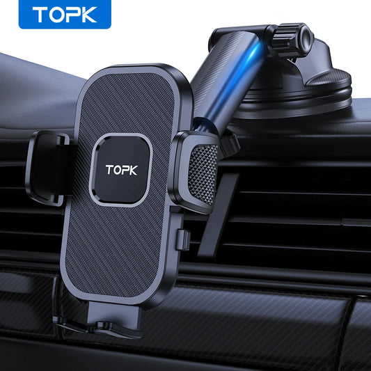 Universal Car Phone Mount for Dashboard and Windshield